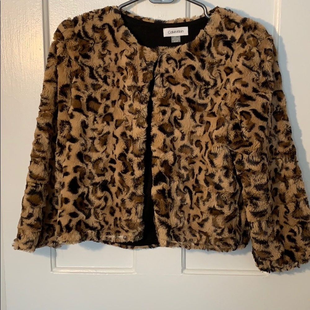 Calvin Klein cheetah print sweater